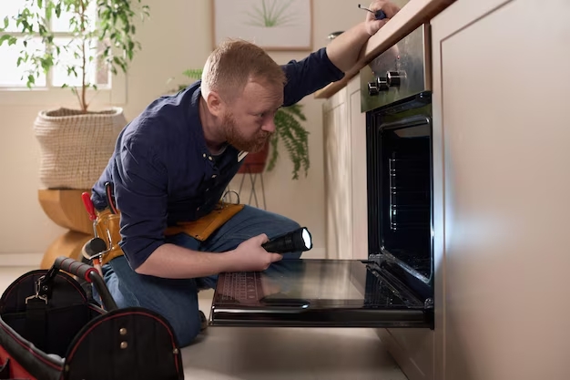 professional-repairman-examining-oven-with-lantern-trying-find-problem-his-work-kitchen_946859-3689